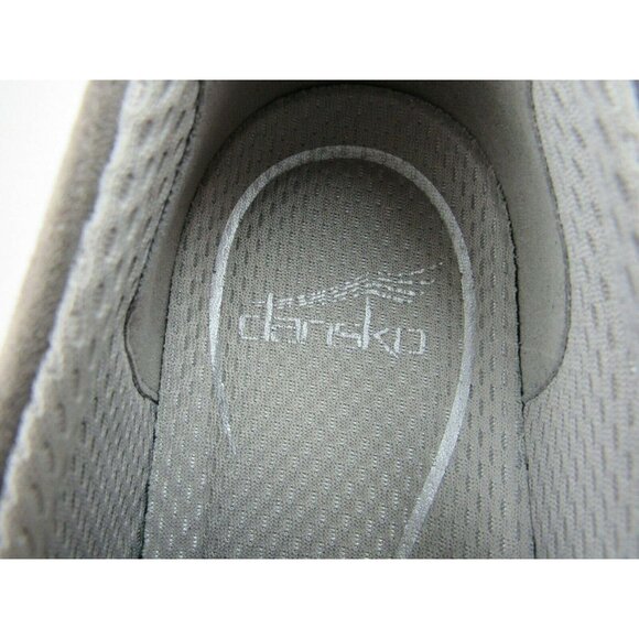 Dansko Womens Running Shoes 39 Grey Suede Locking Lace Up Lows - Picture 4 of 6